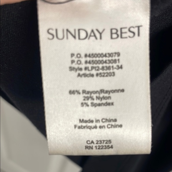 Sunday Best Little Black Dress, Short Sleeve - Picture 5 of 7